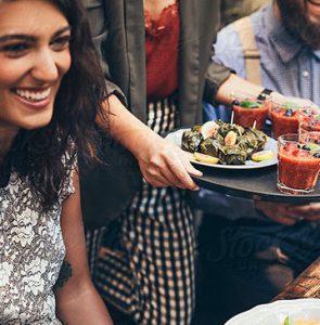 People Enjoying their Meal