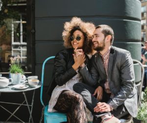 Couples at the Coffee Shop in Oakland, CA